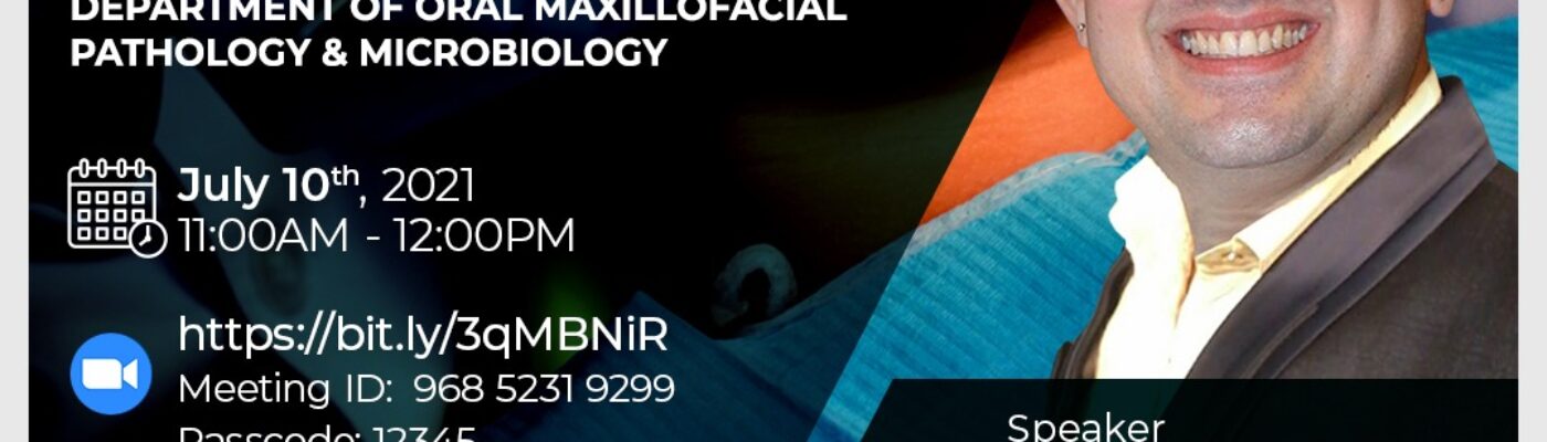 webinar on Overview of Forensic Odontology.